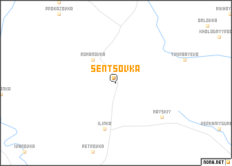map of Sentsovka