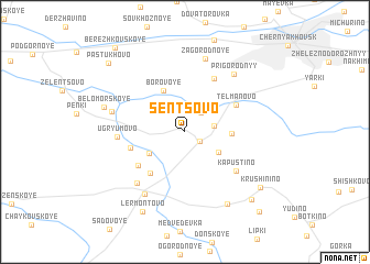 map of Sentsovo