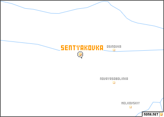 map of Sentyakovka