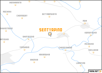 map of Sentyapino