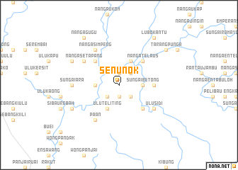 map of Senunok