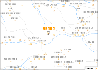 map of Senūr