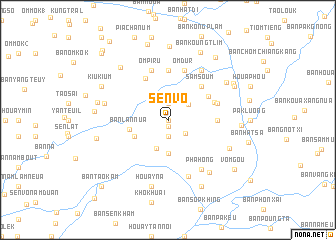 map of Sen Vo