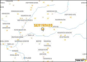 map of Senyankro