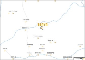 map of Senya