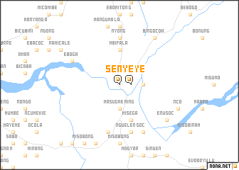 map of Senye