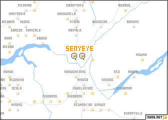 map of Senye