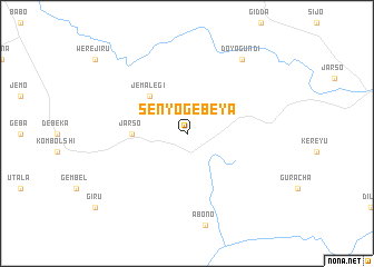 map of Senyo Gebeya