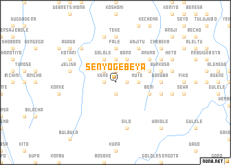 map of Senyo Gebeya