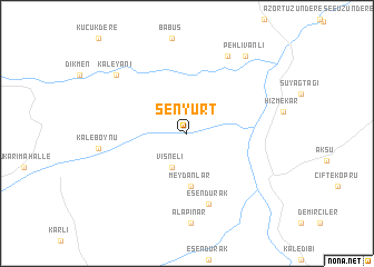 map of Şenyurt