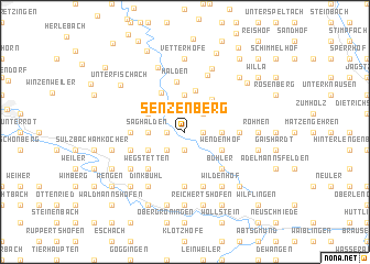 map of Senzenberg