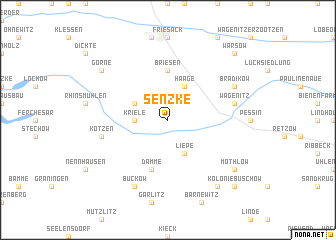 map of Senzke