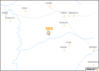 map of Sen