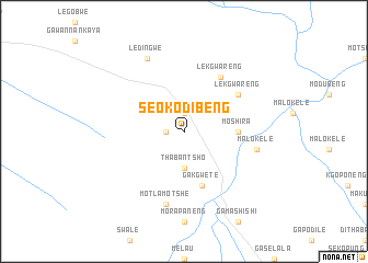 map of Seokodibeng