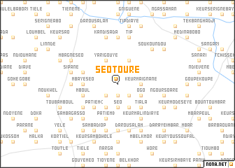 map of Séo Touré