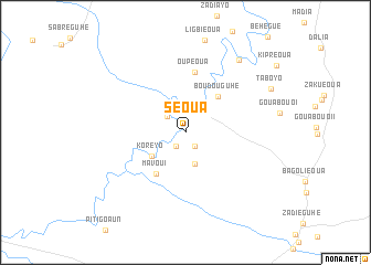 map of Séoua