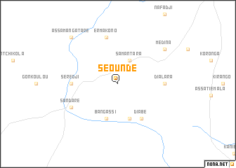 map of Séoundé
