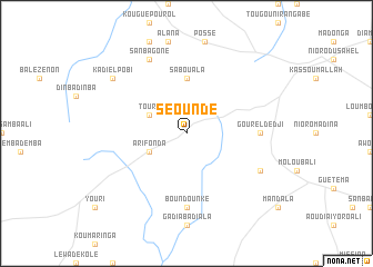 map of Séoundé