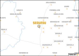 map of Séourou