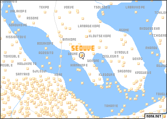 map of Séouvé