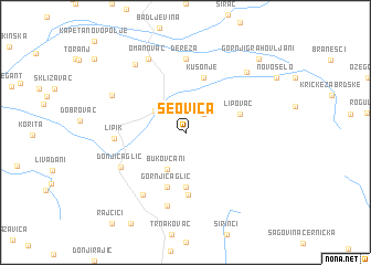 map of Šeovica