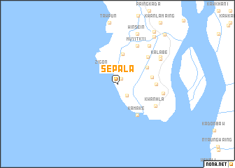 map of Sepala