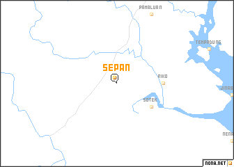 map of Sepan