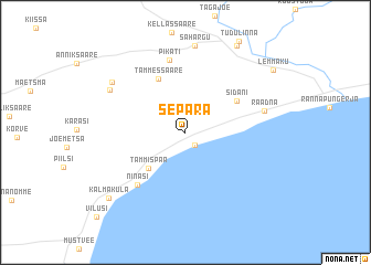 map of Separa