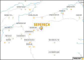 map of Sepemech