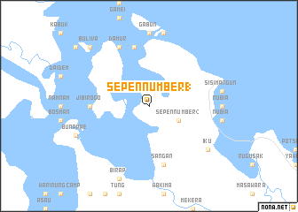 map of Sepen Number 1