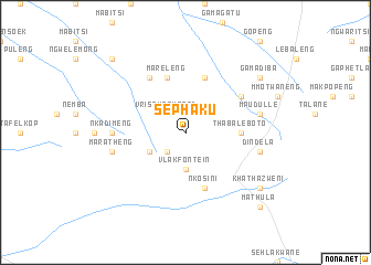 map of Sephaku