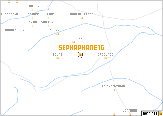 map of Sephaphaneng