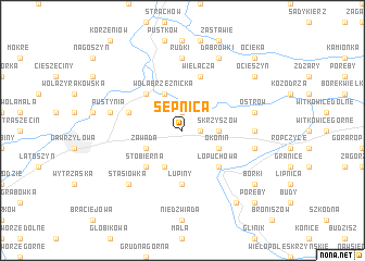 map of Sepnica