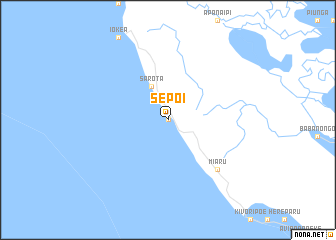 map of Sepoi