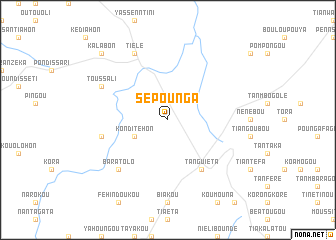 map of Sépounga