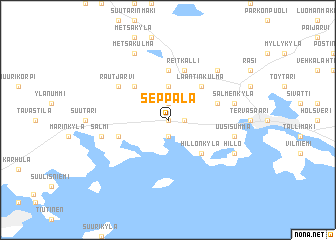 map of Seppälä