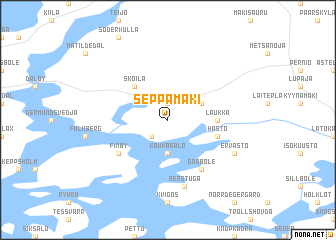 map of Seppämäki