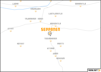 map of Seppänen