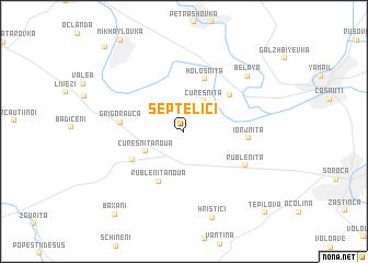 map of Şeptelici