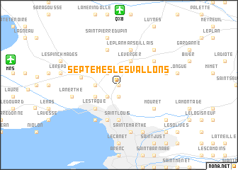 map of Septèmes-les-Vallons