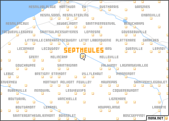 map of Sept-Meules