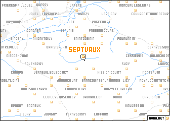 map of Septvaux