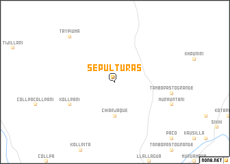 map of Sepulturas