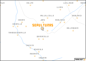 map of Sepulturas