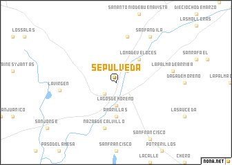 map of Sepúlveda