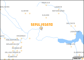 map of Sepulvedeño