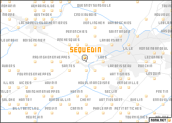 map of Sequedin