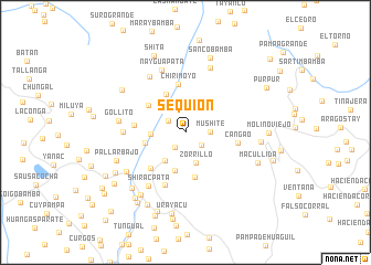 map of Sequión