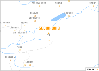 map of Sequixquib