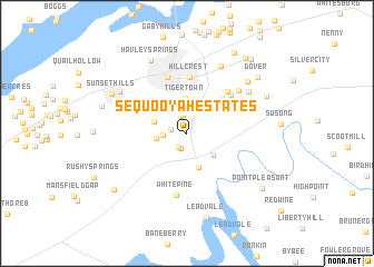 map of Sequooyah Estates